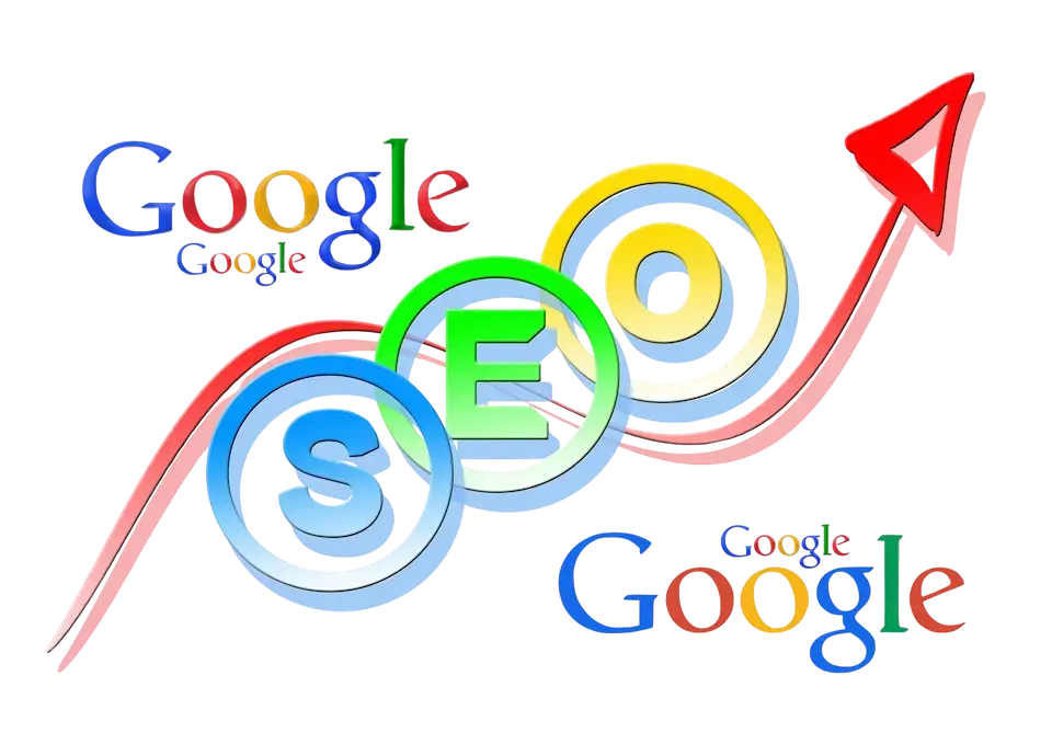 Concepto gráfico de crecimiento sostenido SEO con Optimizador SEO en Tarragona